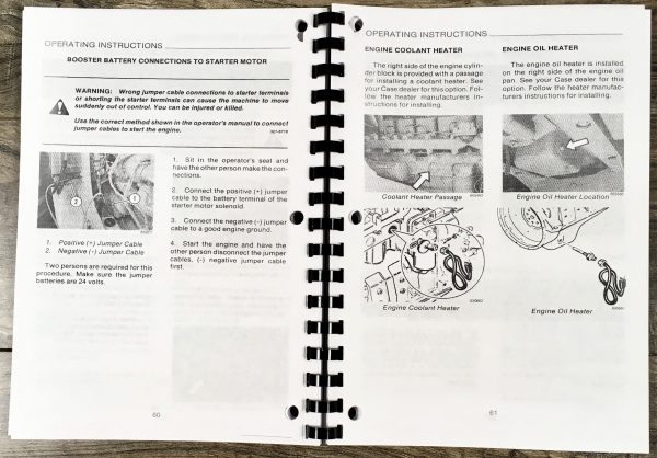 J I Case 780C Loader Backhoe Operators Owners Manual Controls Maintenance 9-9720 - Image 5