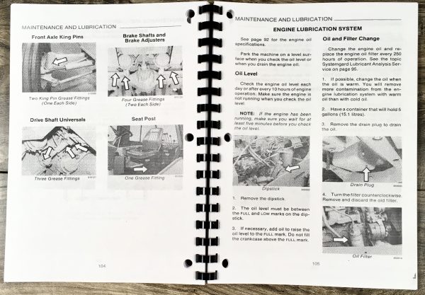 J I Case 780C Loader Backhoe Operators Owners Manual Controls Maintenance 9-9720 - Image 4