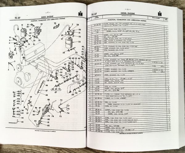 International Ih 300 350 Utility Tractor Parts Assembly Manual Catalog Numbers - Image 9