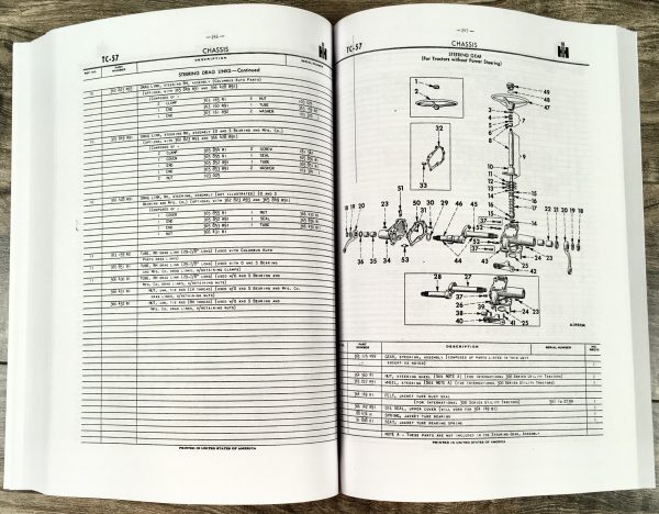 International Ih 300 350 Utility Tractor Parts Assembly Manual Catalog Numbers - Image 7