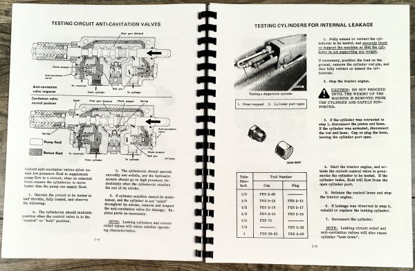 International 2400A 2500A Tractor Backhoe Hydraulic Testing Service Manual - Image 3