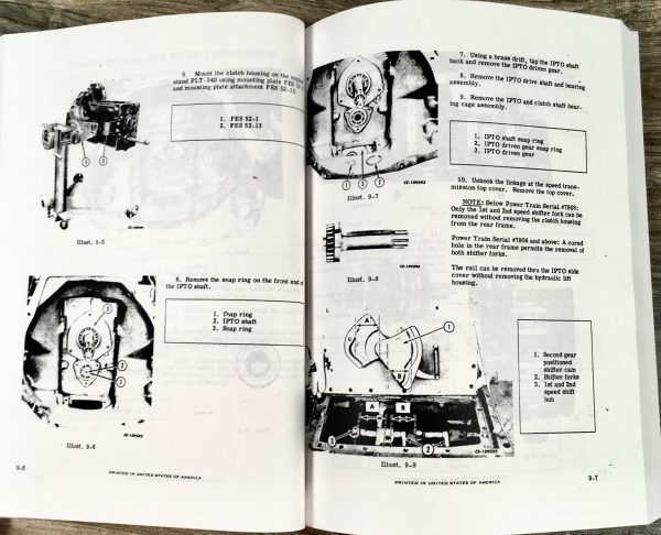 International 2400A 2400B 2500A 2500B Gas Tractor Service Manual Repair Shop - Image 14