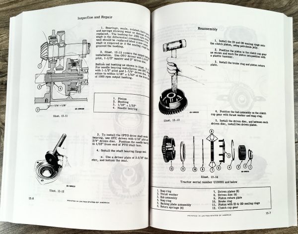International 2400A 2400B 2500A 2500B Gas Tractor Service Manual Repair Shop - Image 17
