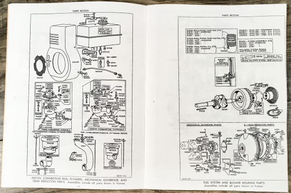 Briggs & Stratton Model 8 Repair Manual Parts Owners Service Operators 8F Bs - Image 4