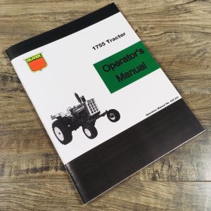 Oliver 1755 Tractor Owners Operators Manual Book Maintenance Adjustments More