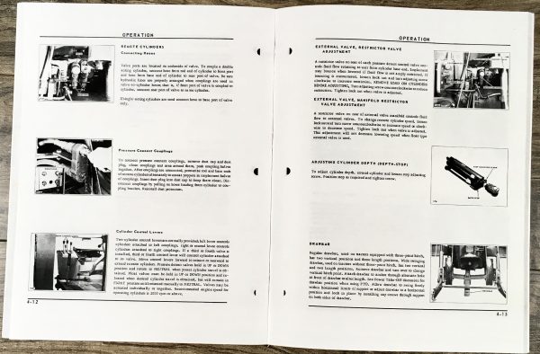 Oliver 1755 Tractor Owners Operators Manual Book Maintenance Adjustments More - Image 4