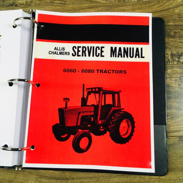 Allis Chalmers 6060 6080 Tractor Service Manual Repair Shop Technical Book Ac - Image 2