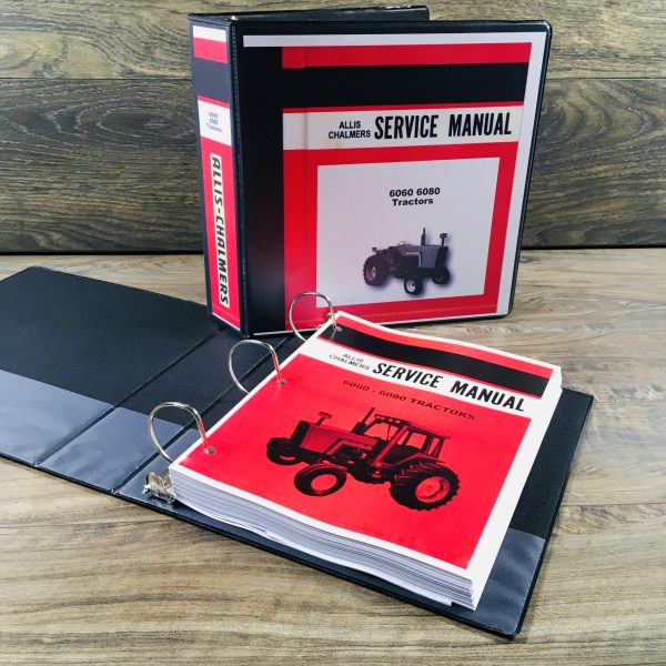 Allis Chalmers 6060 6080 Tractor Service Manual Repair Shop Technical Book Ac