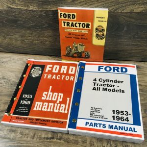 Lot Ford 640 650 660 Tractor Owner Operator Parts Service Repair Shop Manuals