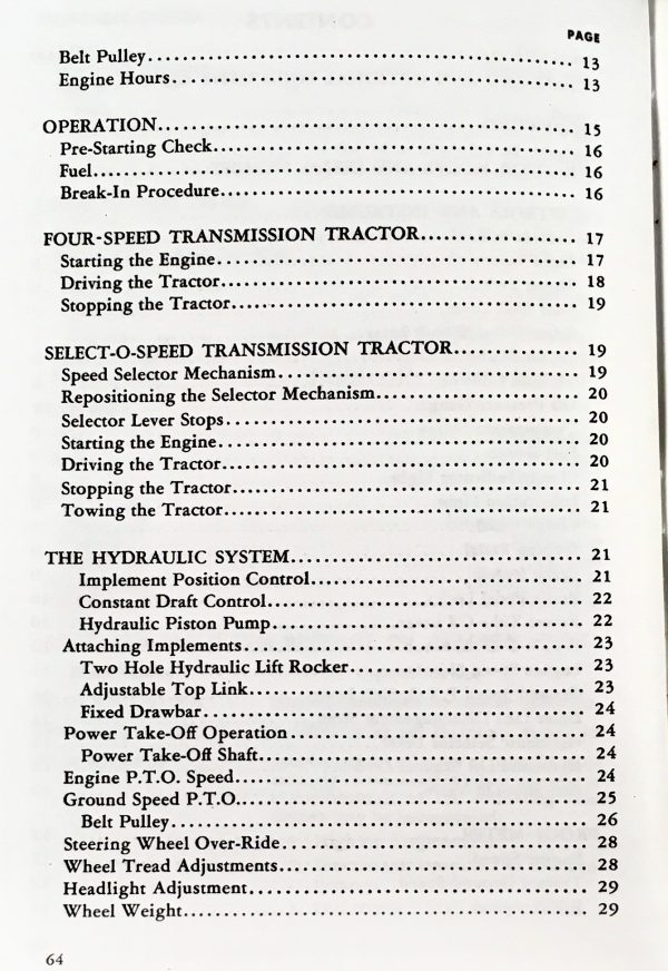 Ford 1801-D 1811-D 1821-D 1841-D Diesel Industrial Tractor Operators Manual - Image 3