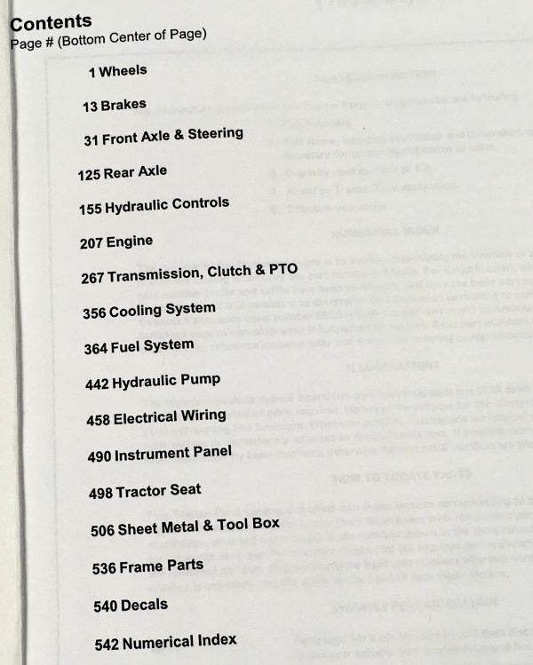 Ford 2000 4000 Tractor Master Parts Manual Catalog 1962 1963 1964 1965 All Types - Image 3