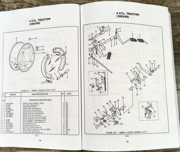 Ford 2000 4000 Tractor Master Parts Manual Catalog 1962 1963 1964 1965 All Types - Image 7
