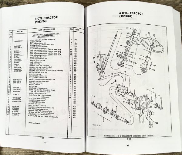 Ford 2000 4000 Tractor Master Parts Manual Catalog 1962 1963 1964 1965 All Types - Image 6