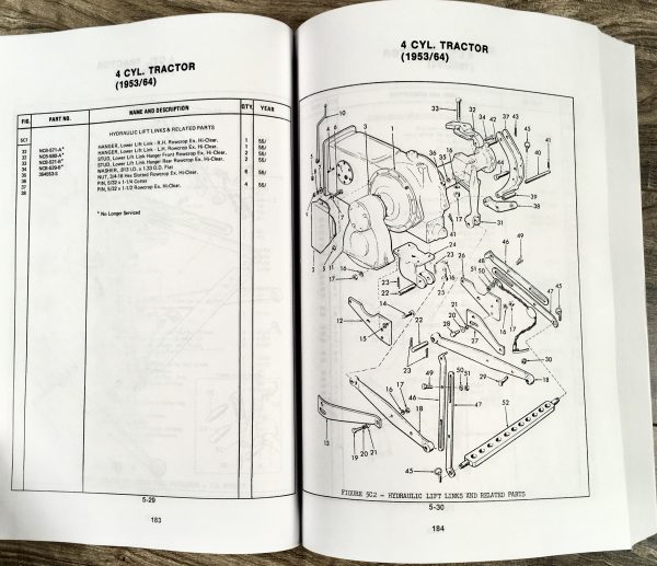 Ford 1801 Series Industrial Tractor Master Parts Manual Catalog 1958 1959 1960 - Image 6