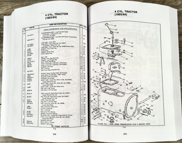Ford 2000 4000 Tractor Master Parts Manual Catalog 1962 1963 1964 1965 All Types - Image 4