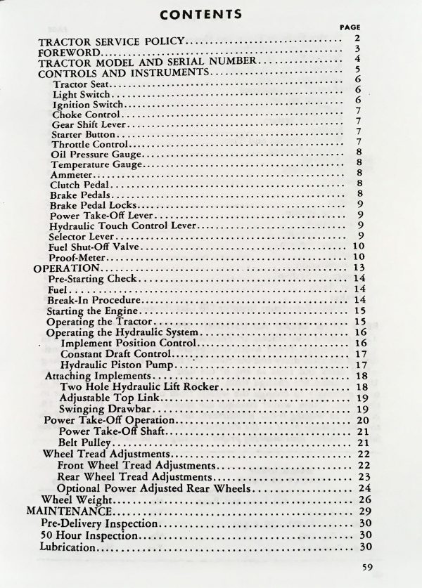 Ford 640 650 660 820 850 860 Tractor Owners Operators Manual Maintenance New - Image 2