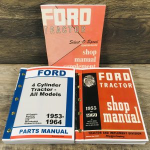 1962-65 Ford 2000 4000 Series Tractor Service Repair Shop Parts Manuals Catalog