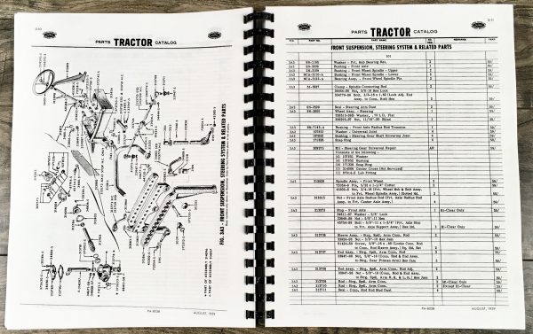 Ford Naa 501 600 700 800 900 1801 Tractor 1953-1959 Master Parts Manual Catalog - Image 5