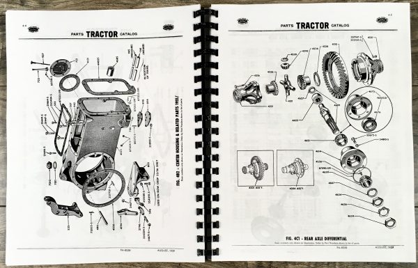 Ford Naa 501 600 700 800 900 1801 Tractor 1953-1959 Master Parts Manual Catalog - Image 4