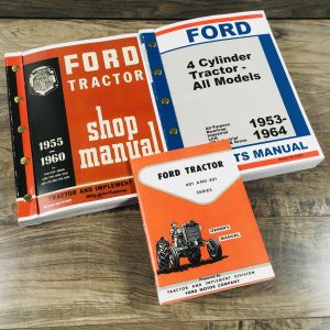 Lot Ford 881 811 821 Tractor Owner Operator Parts Service Repair Shop Manuals