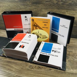 International 3514 Tractor Loader Service Parts Operators Manual Set Repair Shop