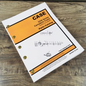 Case Drott 3330 Series Carrydeck Crane Parts Manual Catalog Sn Up To 6225494