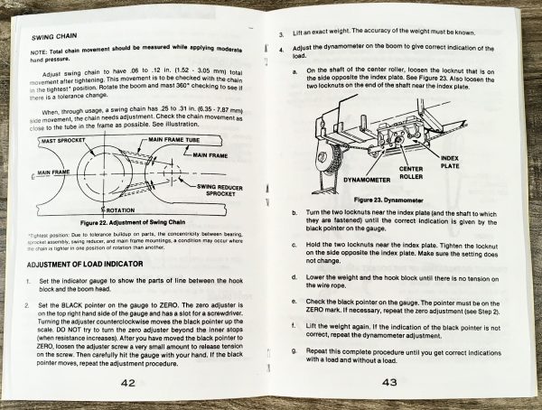 Drott 3330 Series Carrydeck Crane Operators Owners Manual J I Case Maintenance - Image 3