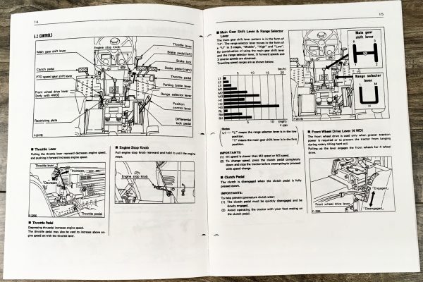 Kubota Model B8200 Tractor Operators Owners Manual New Print Maintenance Diesel - Image 5