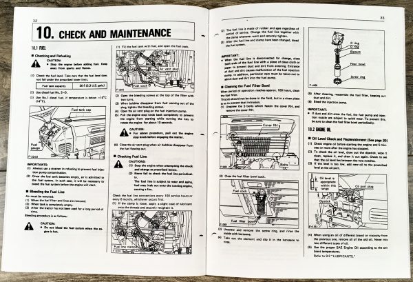 Kubota Model B8200 Tractor Operators Owners Manual New Print Maintenance Diesel - Image 6