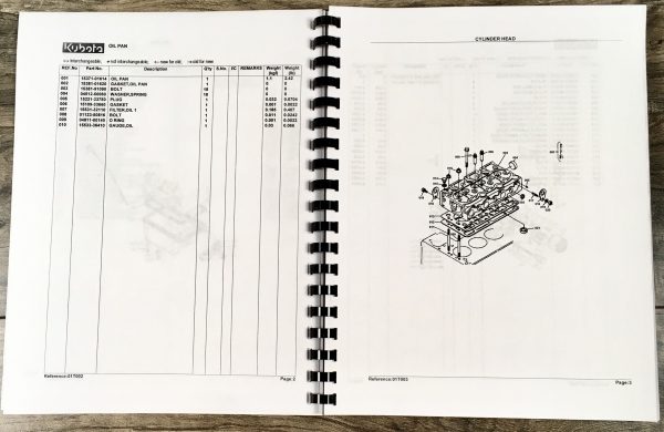 Kubota B8200Hst Dp Tractor Parts Assembly Manual Catalog Exploded Views Numbers - Image 6