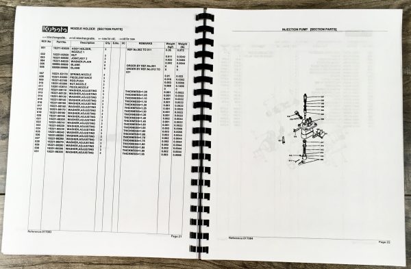 Kubota B8200Hst Dp Tractor Parts Assembly Manual Catalog Exploded Views Numbers - Image 4