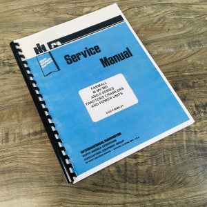 Full Farmall W-6 Wd-6 Tractor Service Manual Shop Repair International Mccormick