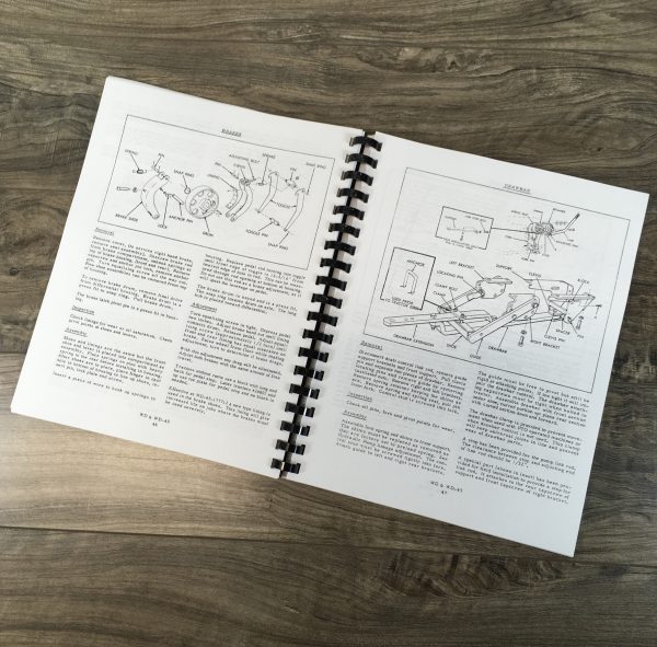Allis Chalmers Wd45 Wd-45 Gas & Diesel Tractor Service Repair Shop Manual New - Image 10