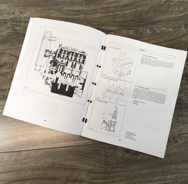 Kubota L2250D L2250Dt L2250Dt-Gst Tractor D1302 D1402 Engine Service Shop Manual - Image 6