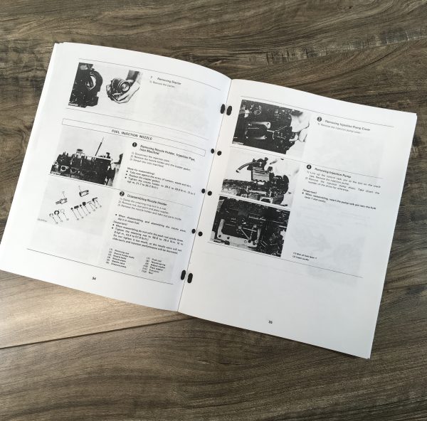 Kubota L2250D L2250Dt L2250Dt-Gst Tractor D1302 D1402 Engine Service Shop Manual - Image 4