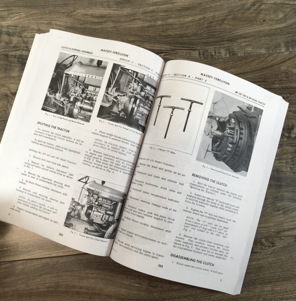 Massey Ferguson Mf 165 Tractor Service Manual Technical Repair Shop Workshop - Image 6