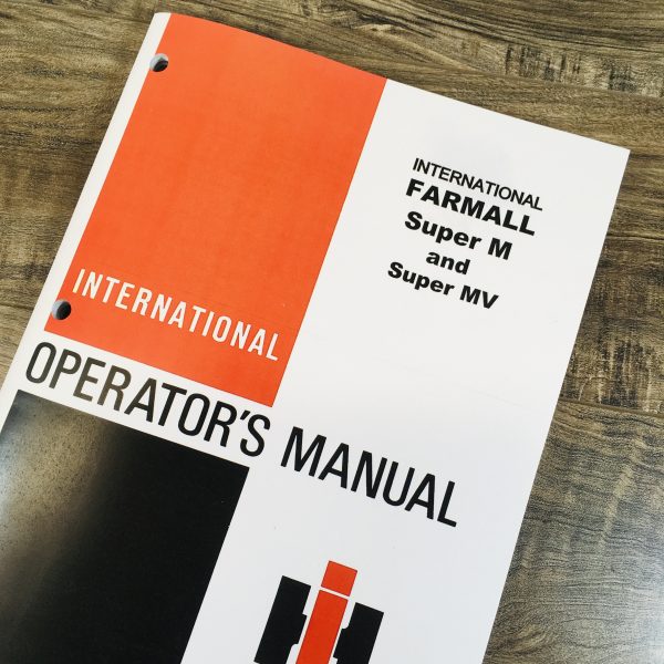 International Farmall Super M Tractor Service Repair Parts Operators Manual Set - Image 13