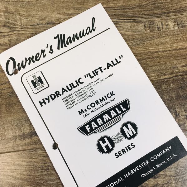 International Farmall Super M Tractor Service Repair Parts Operators Manual Set - Image 18