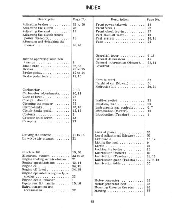 International Cub Cadet Tractor Model 149 Owner Operators Manual Lawn Mower - Image 4