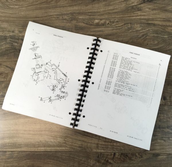 Massey Ferguson 40B Loader Tractor Parts Manual Catalog Book Assembly Schematics - Image 8