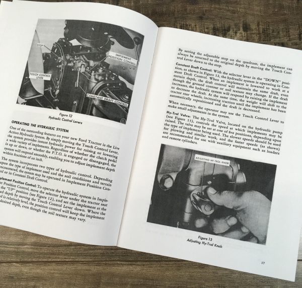 Ford 700 900 Series Tractor Operators Manual Owners Book Maintenance - Image 7