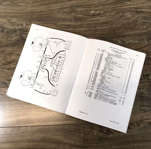 Case TC46 TC68 Trail Type 4 to 6 Row Tool Bar Carriers Parts Manual Catalog Book - Image 6