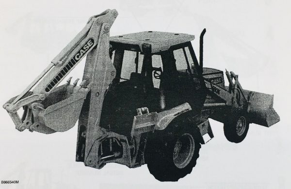 Case 580K Phase Iii 3 Loader Backhoe Service Manual Parts Catalog Operators Set - Image 11