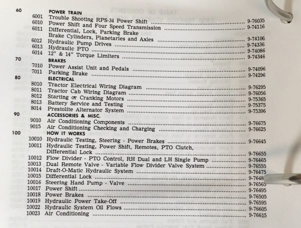 Case 1370 Service Manual Parts Catalog Operators Owners Repair Set SN 8727601-Up - Image 3