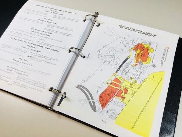 Case 530 Draft-O-Matic Tractor Service Manual Technical Shop Book Overhaul - Image 10