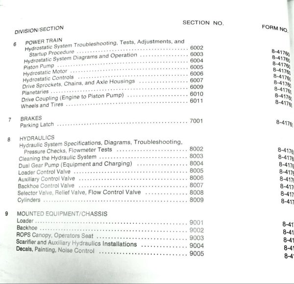 Case 1845B Uniloader Skidsteer Service Repair Technical Shop Manual Uni Loader - Image 4