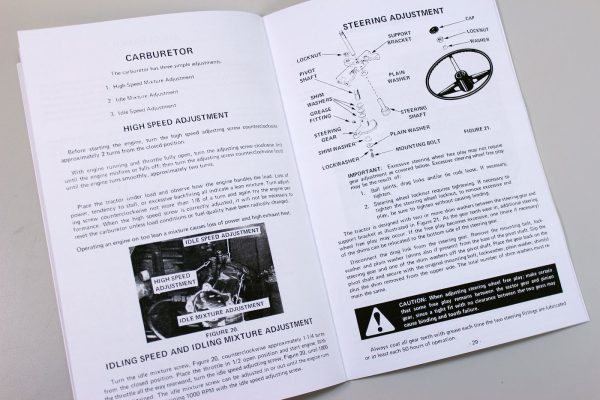 Case 220 222 224 444 Compact Tractors Operators Owner Manual S/N 9702946-9766840 - Image 6