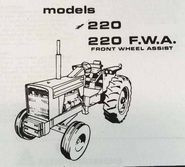 Allis Chalmers Two Twenty 220 Tractor Operators Manual Owners Book Maintenance - Image 5