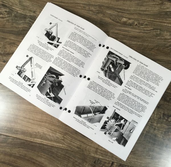 International 37 47 Baler Parts Operators Manual Set Twine & Wire S/N 501G & Up - Image 6