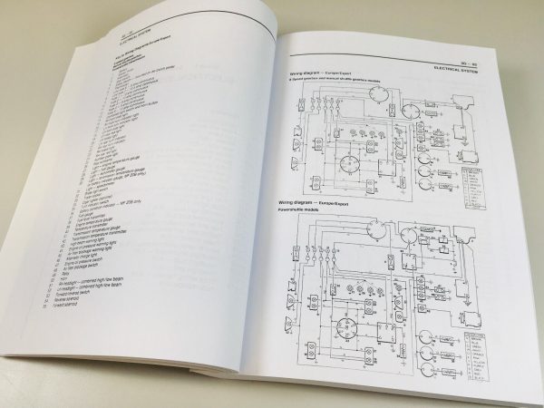 Massey Ferguson 30E 40E Tractor Workshop Service Repair Manual Technical Book - Image 4